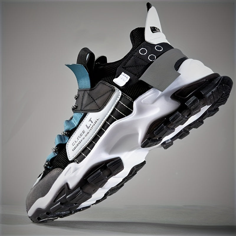 Heren Hardloopschoenen | Chunky Sneakers | Schokabsorberend & Ademend | Vetersluiting