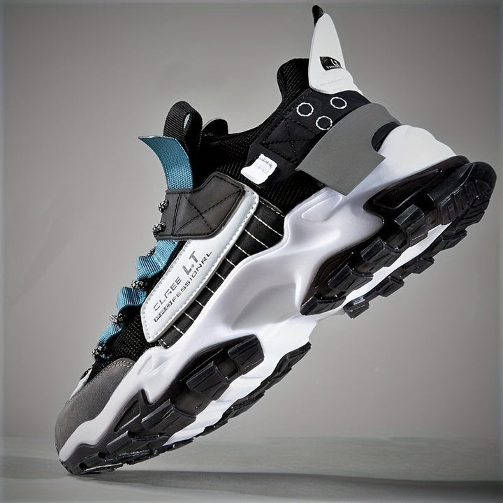 Heren Hardloopschoenen | Chunky Sneakers | Schokabsorberend & Ademend | Vetersluiting