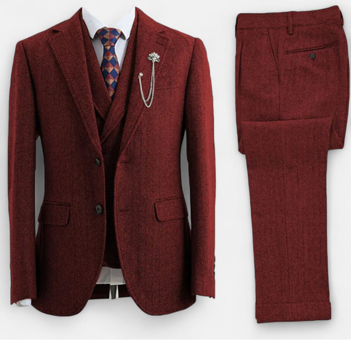 Heren Set | Elegant | Getailleerd Met Knopen | Lente