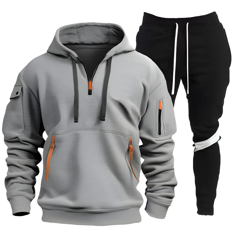 Heren set | Sportieve Hoodie & Joggingbroek | Functioneel & Warm | Winter Kleding