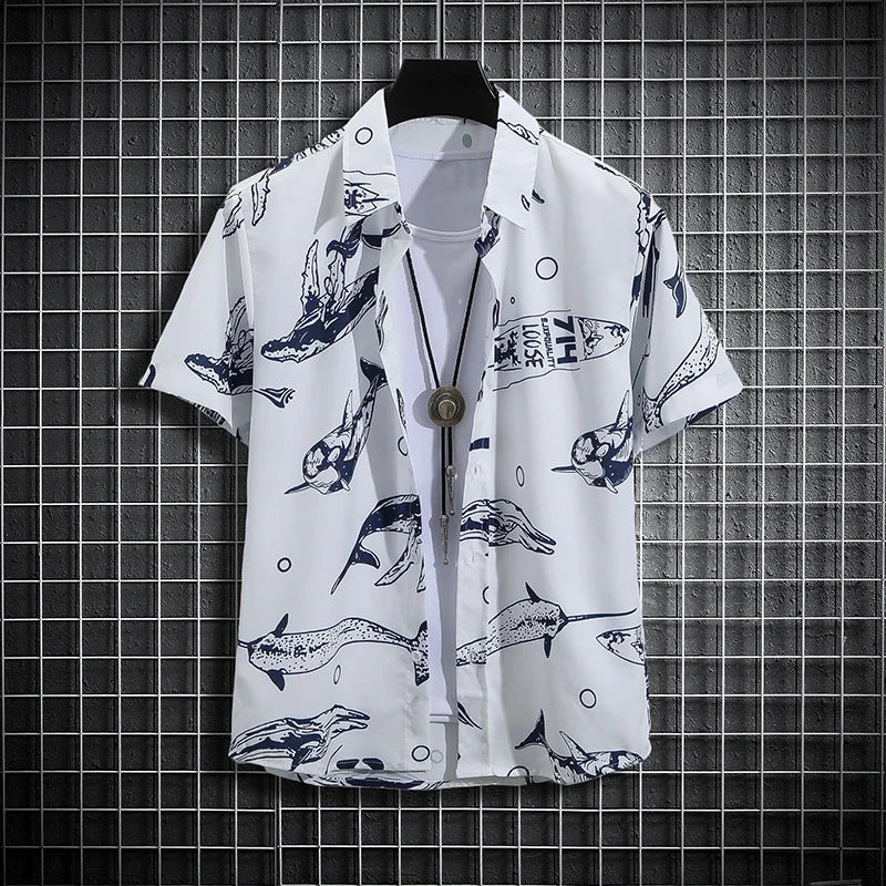 Heren Shirt | Tropisch | Knoopsluiting | Zomer