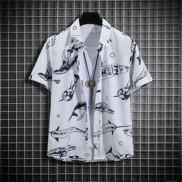 Heren Shirt | Tropisch | Knoopsluiting | Zomer
