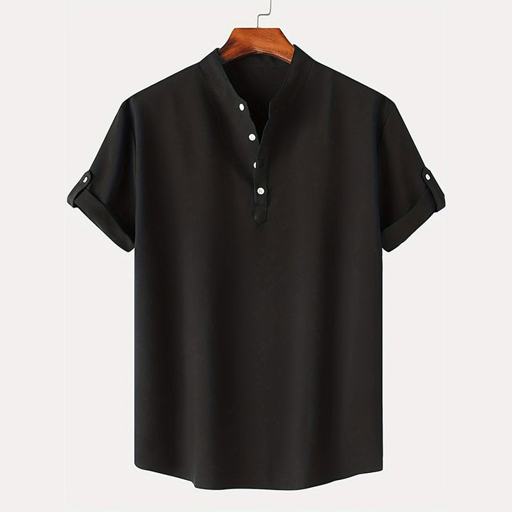 Heren Henley-Shirt | Lichtgewicht & Ademend | Casual Zomerstijl