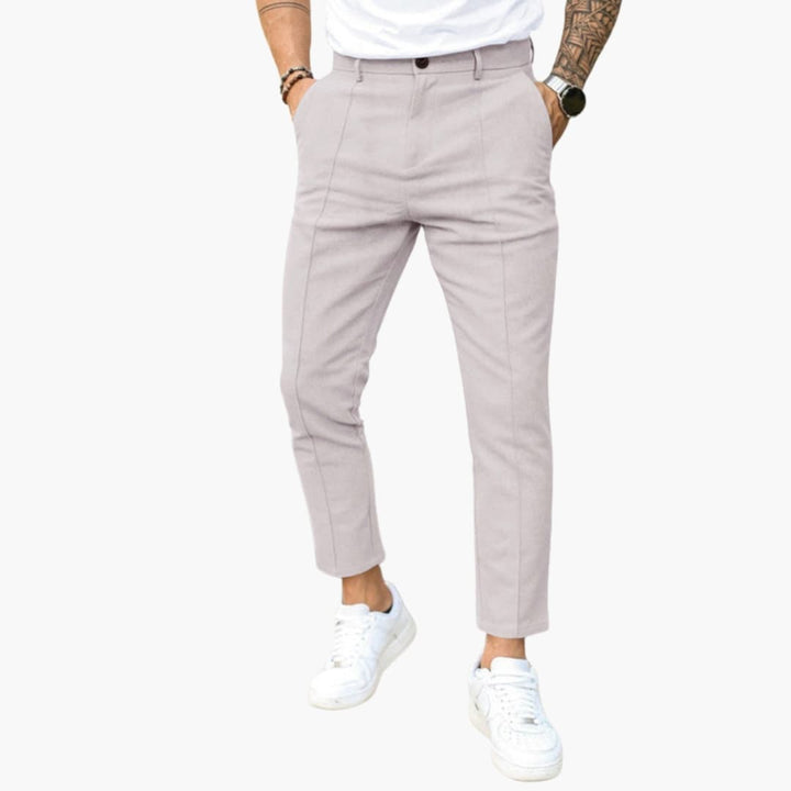 Heren Pantalon | Slimfit | Smalle Pijpen | Zomer