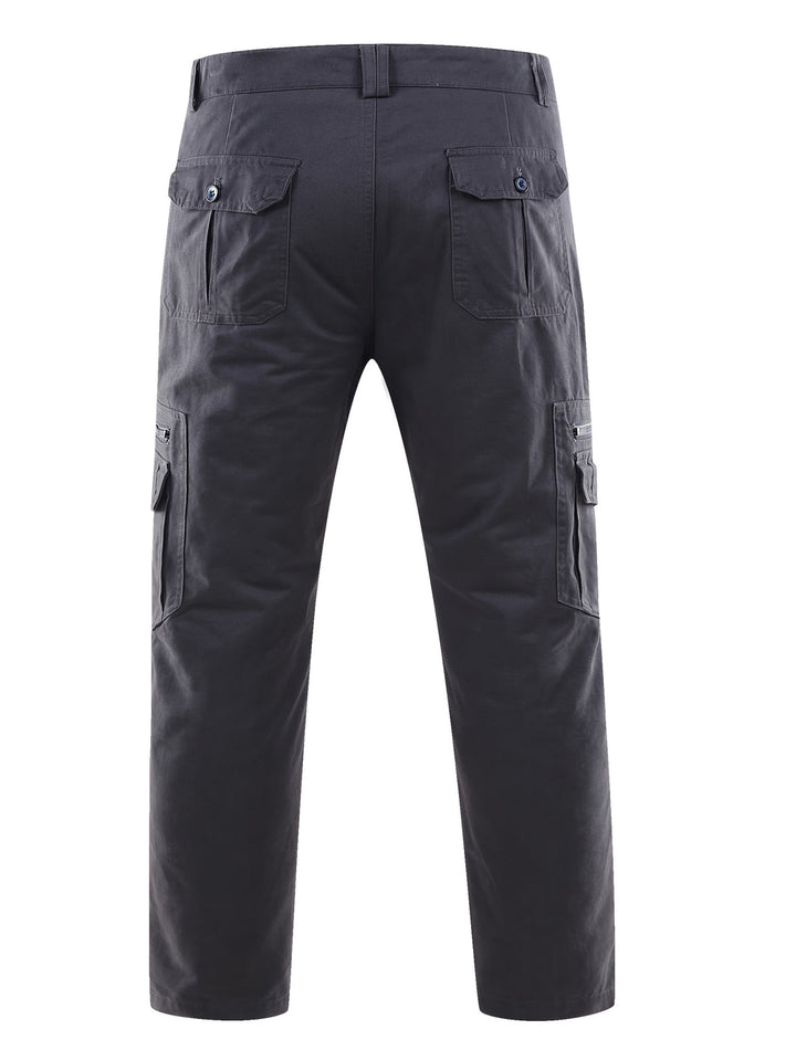 Heren Cargo Broek | 100% Katoen | Multi-zakken Ontwerp | Casual & Comfortabel voor Outdoor