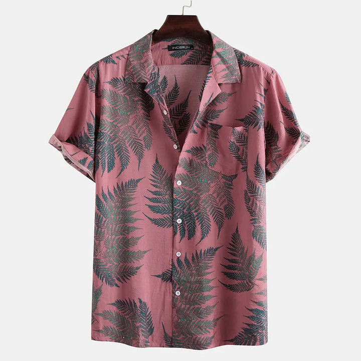 Heren Shirt | Retro | Tropisch | Korte Mouw | Zomer