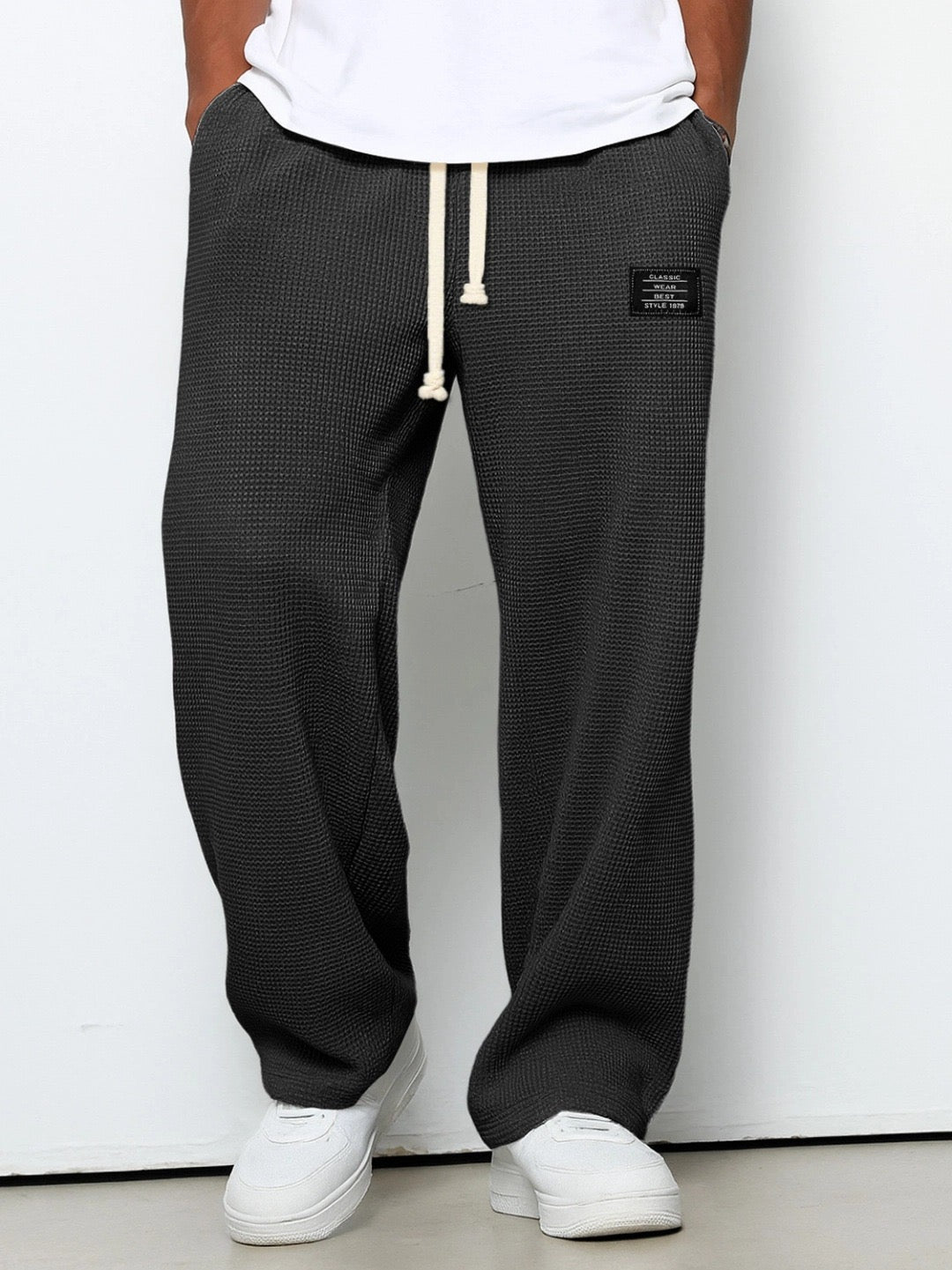 Heren Broek | Wijde Pijpen | Trekkoord | Zomer