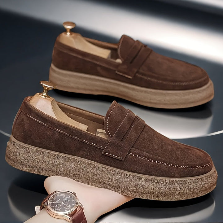 Heren Instappers | Modern & Comfortabel | Slip-On Stijl met Rubberen Zool | PU Leer