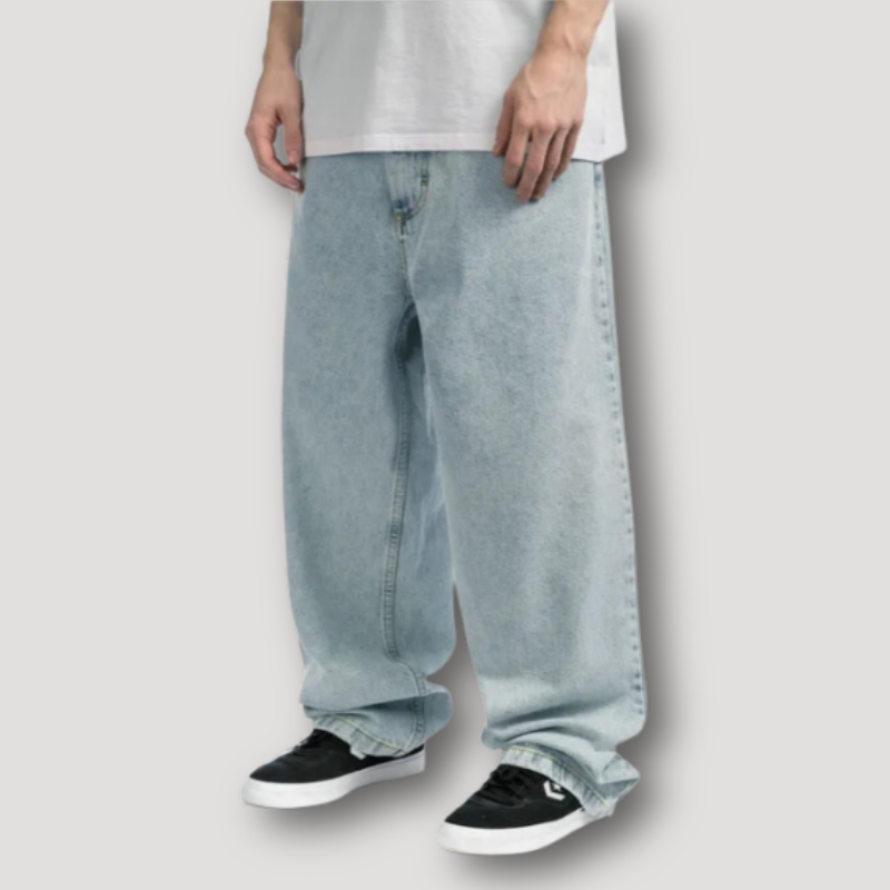 Heren Jeans | Wijde Pijpen | Loose Fit | Zomer