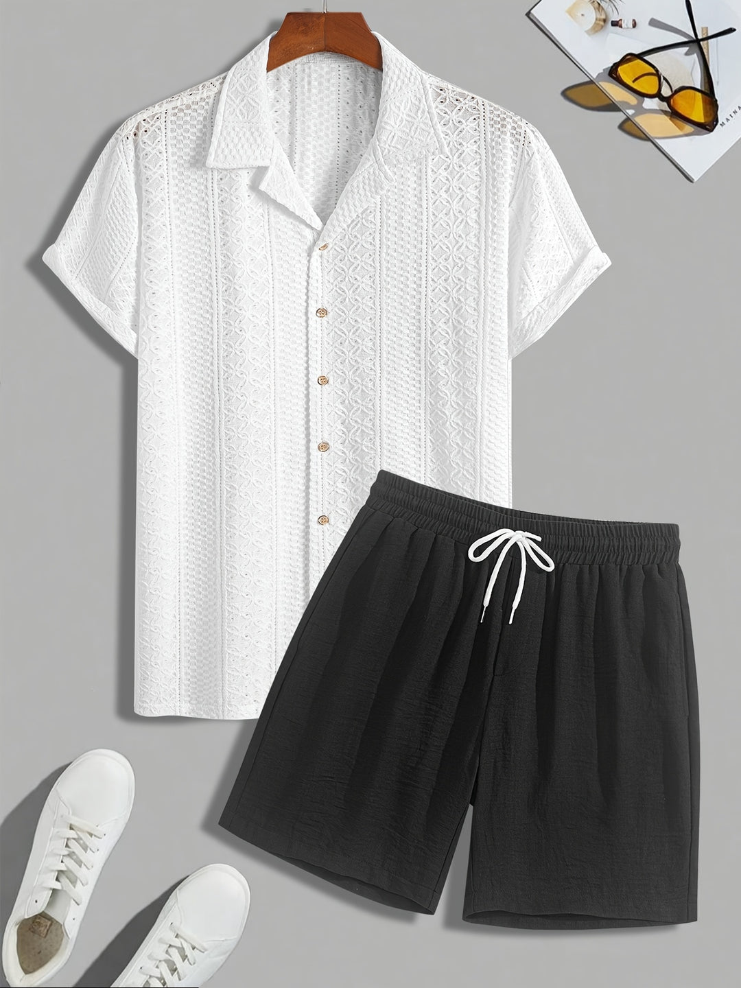 Heren Set | Straight | Met Knoopjes | Zomer