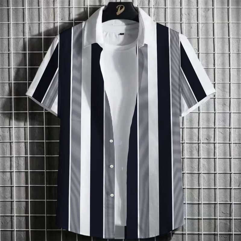 Heren Shirt | Vintage | Met Knoopjes | Zomer