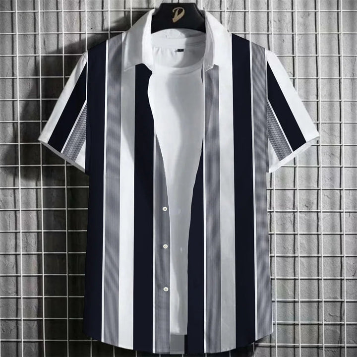 Heren Shirt | Vintage | Met Knoopjes | Zomer