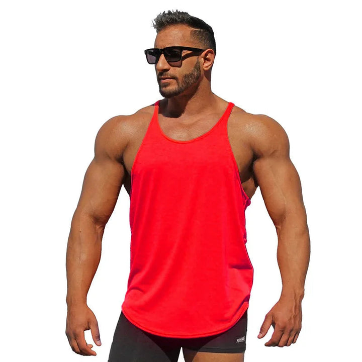 Heren Top | Athletic | Mouwloos Ronde Hals | Zomer
