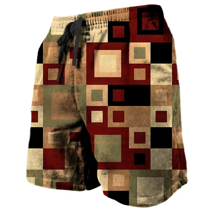 Heren Zwembroek | Retro | Trekkoord | Zomer
