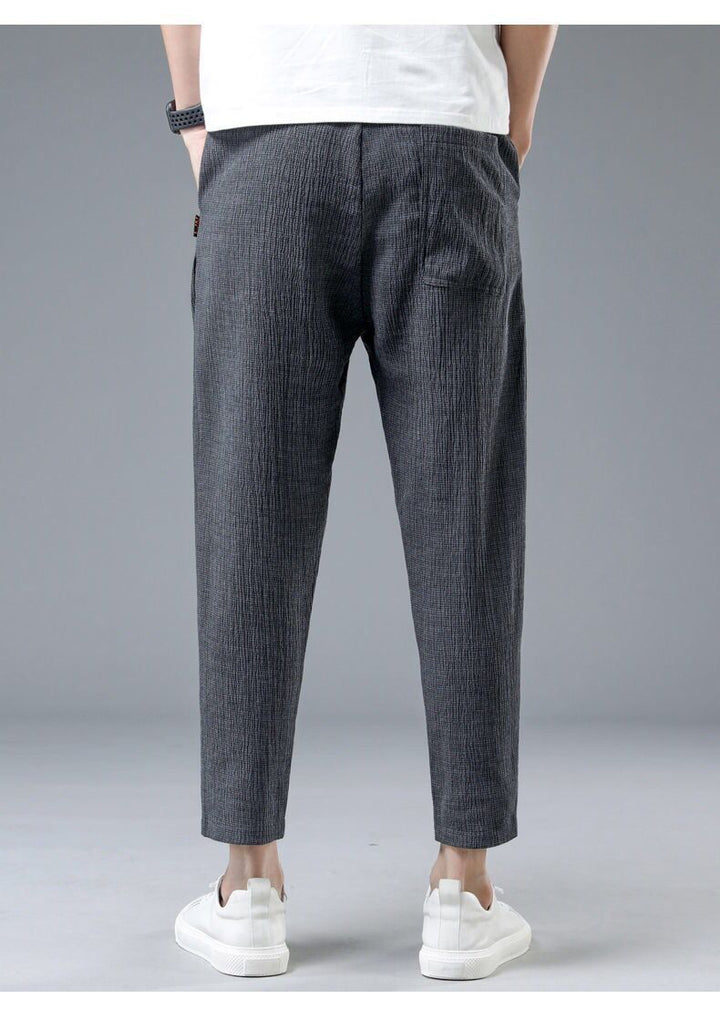 Heren Broek | Tapered Elegant | Elastische Taille | Zomer