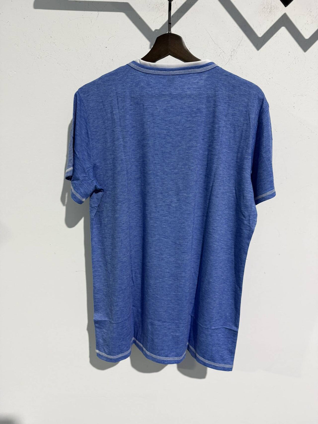 Heren Henley Shirt Korte Mouw - Moderne Knoopsluiting