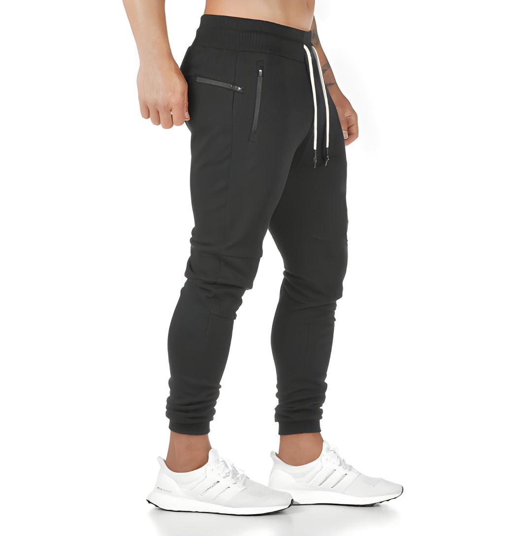 Heren Joggingbroek | Lichtgewicht & Ademend | Met Ritszakken & Trekkoord