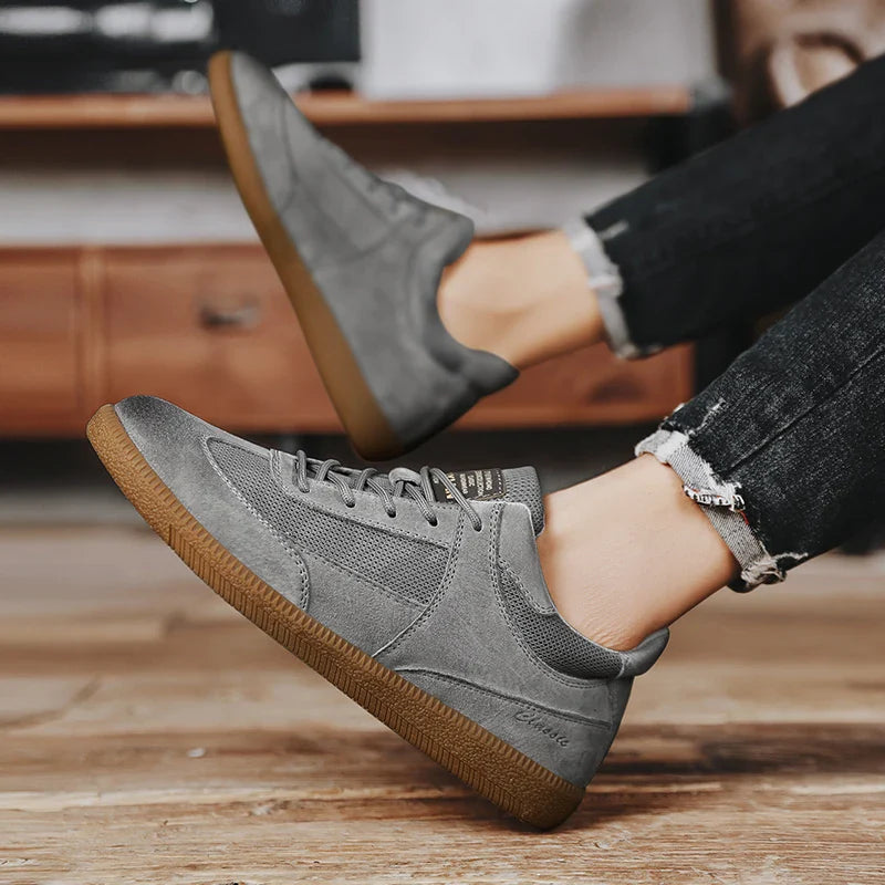 Heren Sneakers | Retro | Vetersluiting | Zomer