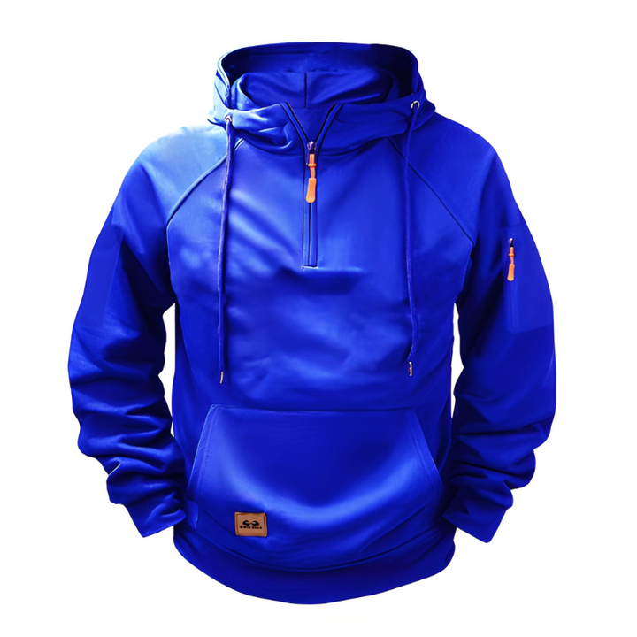 Heren Hoodie | Losse Pasvorm & Halve Rits | Comfortabel & Functioneel Kleding