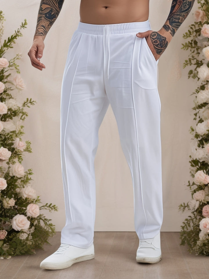 Heren Broek | Tapered | Elastische Taille | Zomer
