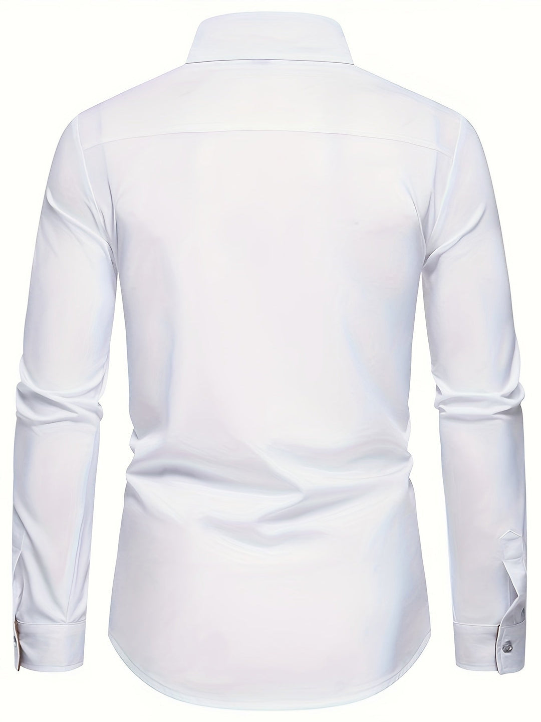 Heren Overhemd | Slim Fit | Contrasterende Details & Lange Mouwen