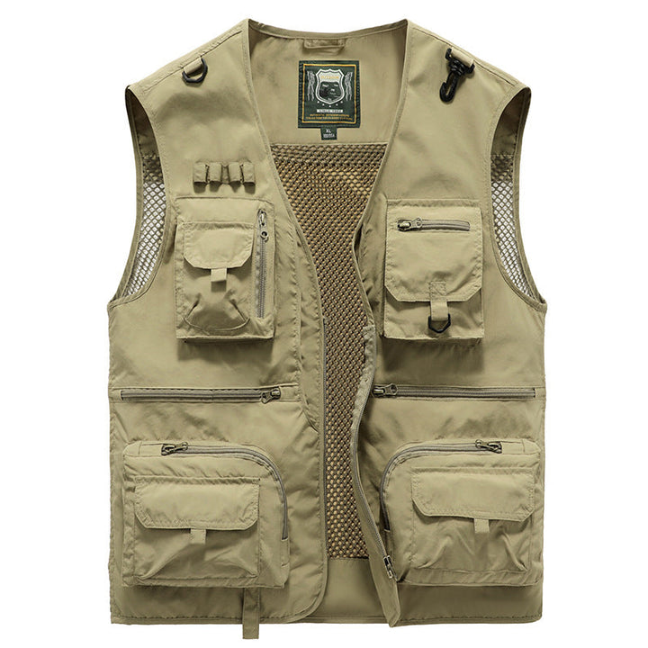 Heren Bodywarmer | Tactisch Werkvest | Mesh & Opbergzakken | Winter