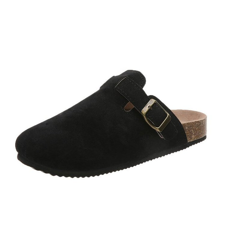 Heren Instapper | Suède Look | Gespsluiting & Comfort Fit | Indoor & Outdoor