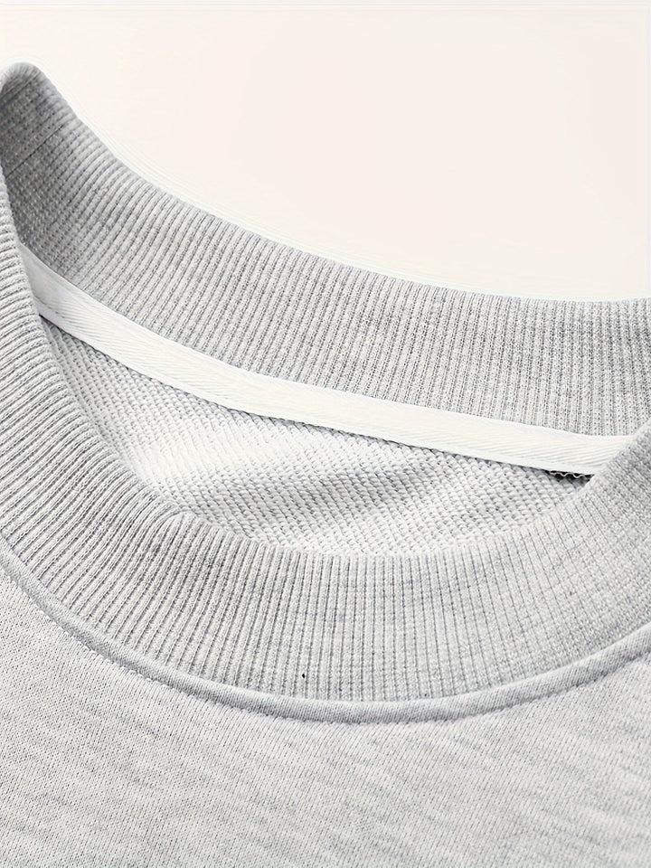 Heren Sweatshirt | Modern & Veelzijdig | Kleurblok Ontwerp | Klassieke Ronde Hals
