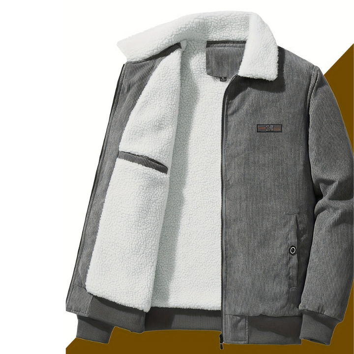 Winterjas Heren | Vintage Jas | Warm met Reverse kraag