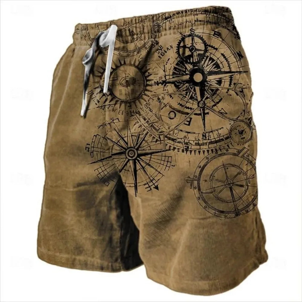 Heren Shorts | Retro | Trekkoord | Zomer