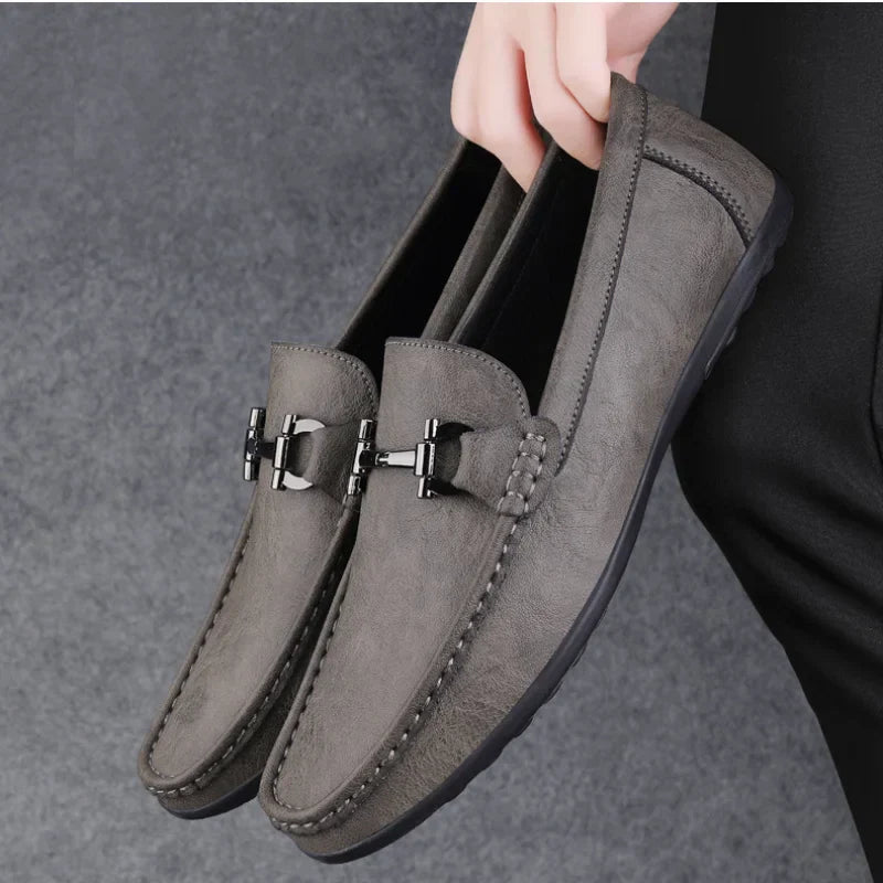 Heren Loafers | Gespsluiting & Suède Look | Casual Chic & Comfort | Instapmodel