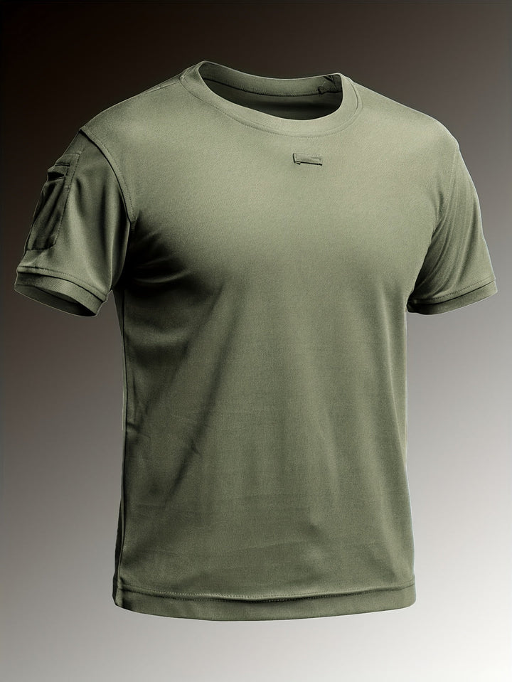 Heren T-shirt | Camouflageprint | Rekbaar & Ademend | Casual Zomeroutfit voor Buiten