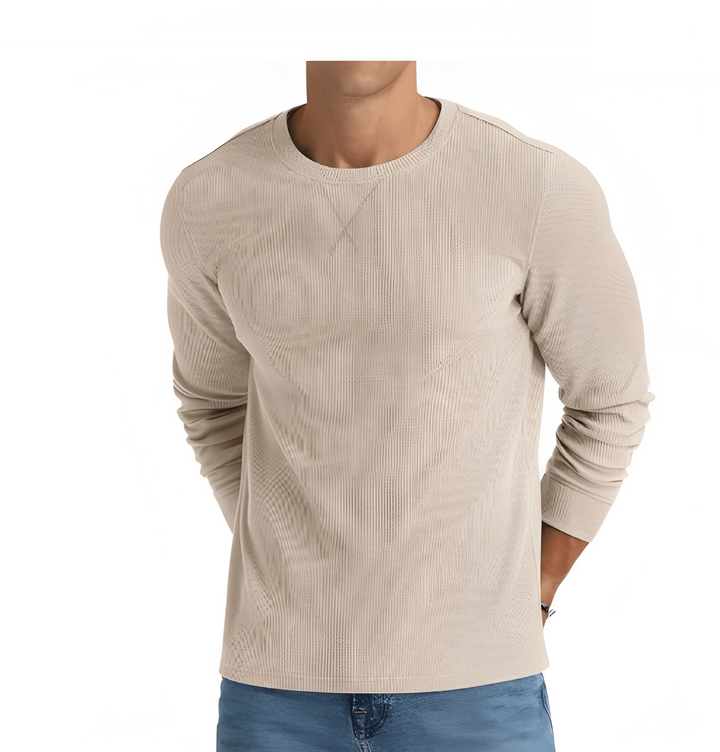 Trendy en casual overhemd | Modern & Comfortabel | Ronde Hals en Lange Mouwen