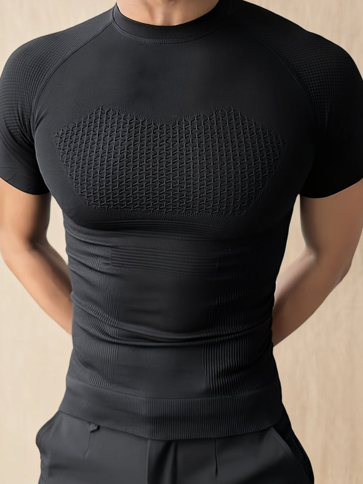 Heren Tops | Slimfit | Structuur Detail | Zomer