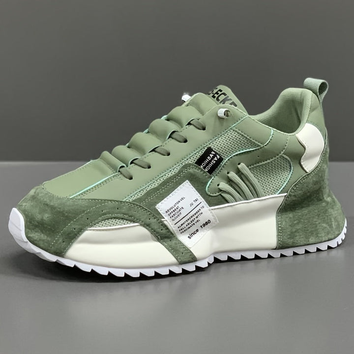Heren Platformschoenen | Comfortabel & Trendy | Voor Wandelen & Joggen | All-Season Veterschoen