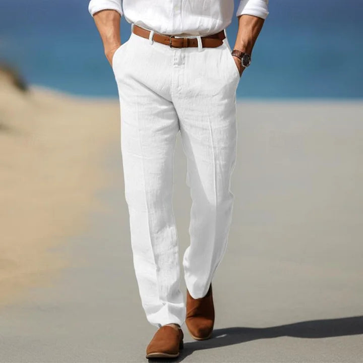 Heren Broek | Straight | Nette Pasvorm | Zomer