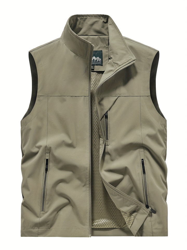 Heren Sportvest | Lichtgewicht & Ademend | Mouwloos Outdoor Vest | Polyester