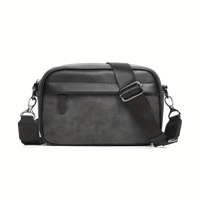Heren Crossbody Tas | Retro & Minimalistisch Design | Voor Dagelijks Gebruik & Uitgaan