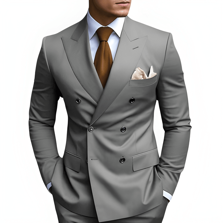 Heren Pak | Dubbele Rij Knopen | Elegante Kleding