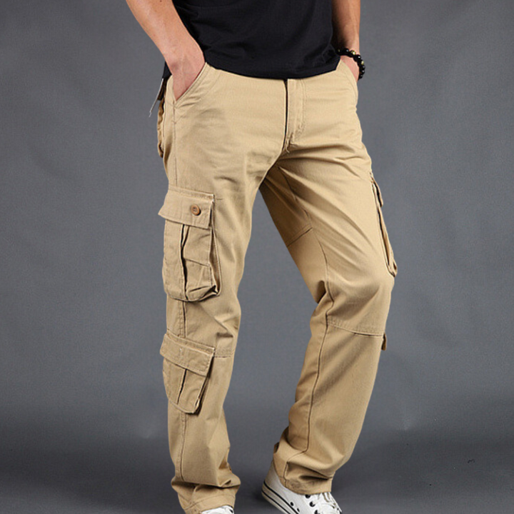 Heren Cargo Broek | 100% Katoen | Duurzaam, Comfortabel & Stoer | Outdoor & Casual