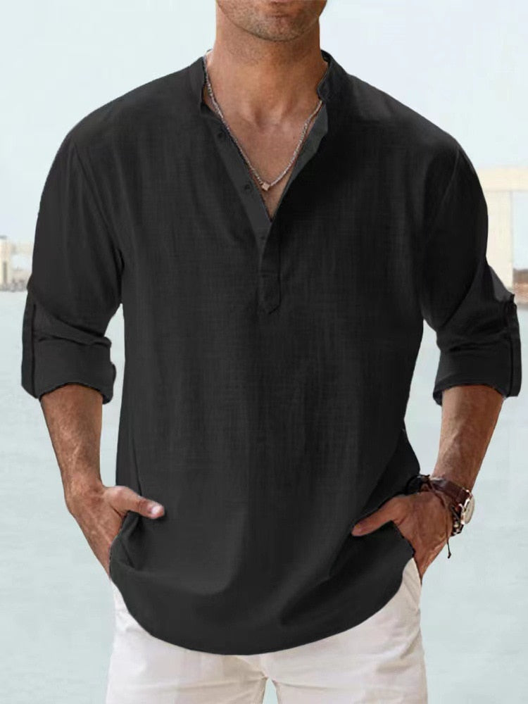 Heren Shirts | Elegant | Lange Mouw | Zomer
