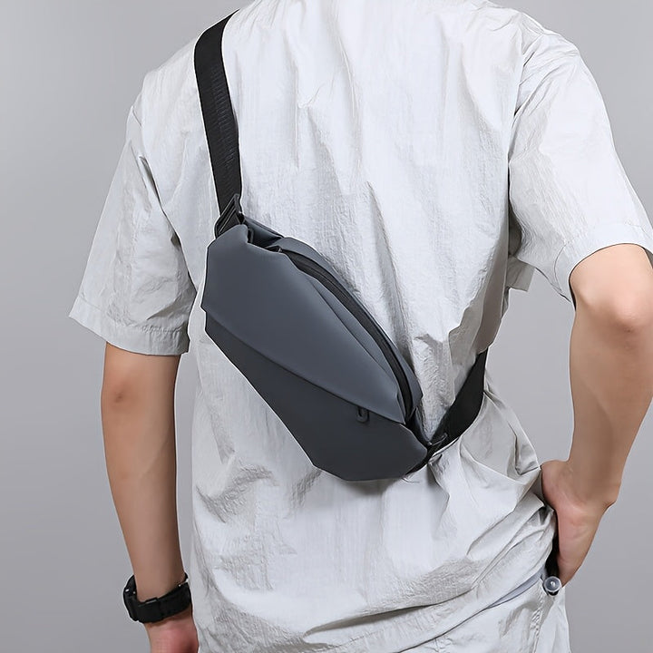 Heren Schoudertas | PU-Leren Borsttas voor Outdoor & Zakelijk Gebruik | Casual & Duurzaam