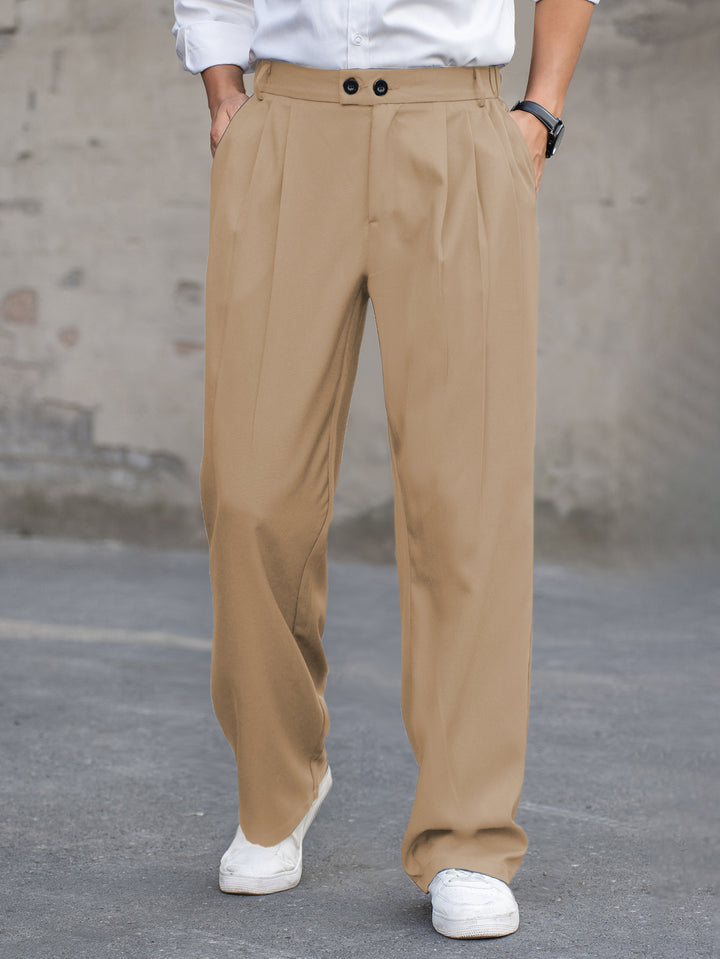 Heren Rechte Broek | Casual | Comfortabel & Functioneel | Lente & Zomer