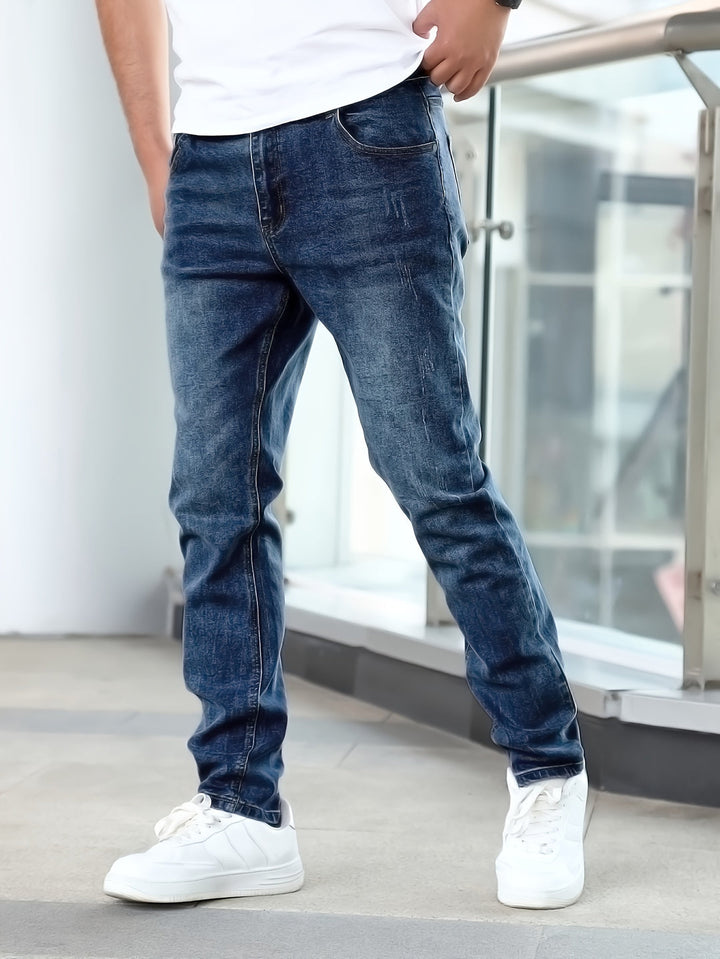 Heren Casual Jeans | Medium Stretch & Klassiek Design | Denimbroek
