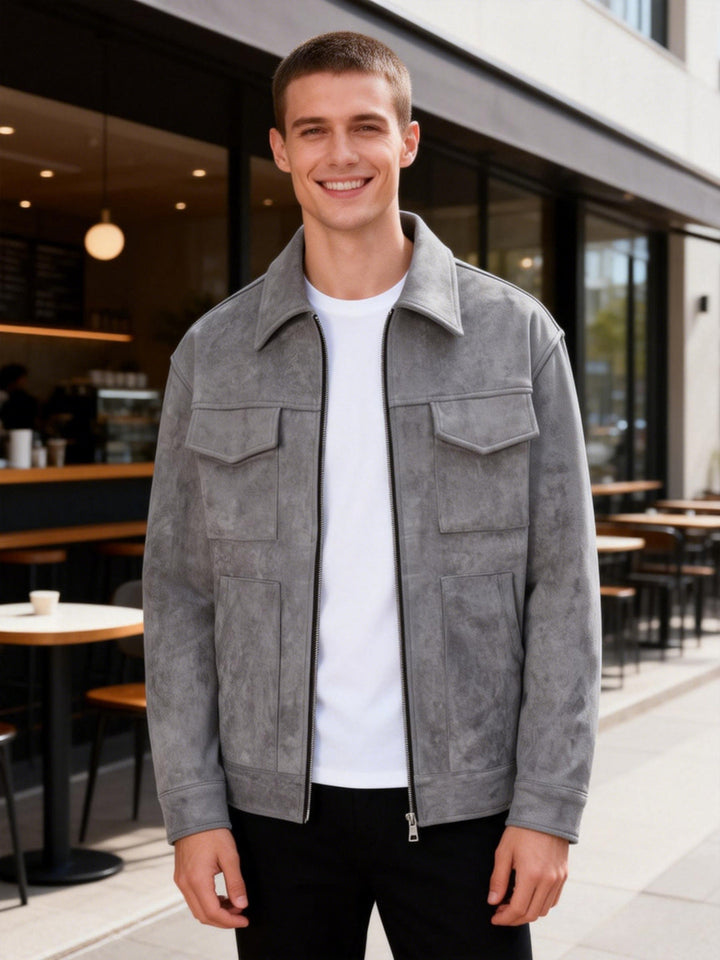 Heren Jas | Straight | Met Borstzakken | Lente