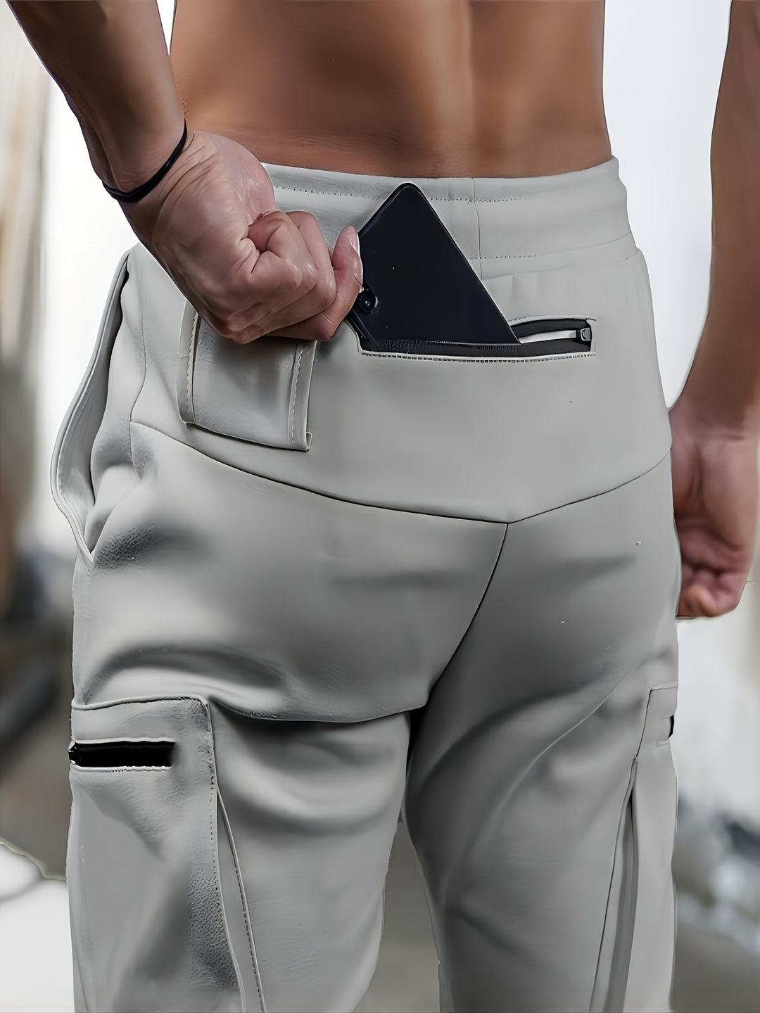 Herensportbroek | Multifunctionele Cargojoggingbroek | Voor Sport & Outdoor
