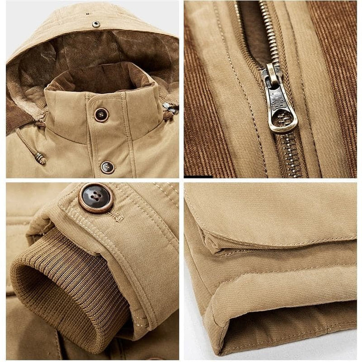 Winterjas Heren | Warme Outdoor Jas met Zakken