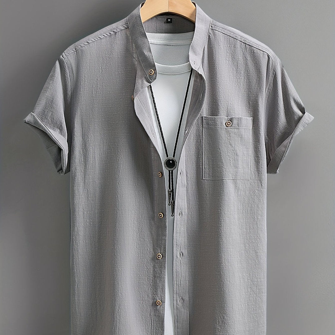 Heren Shirt | Straight | Korte Mouw | Zomer