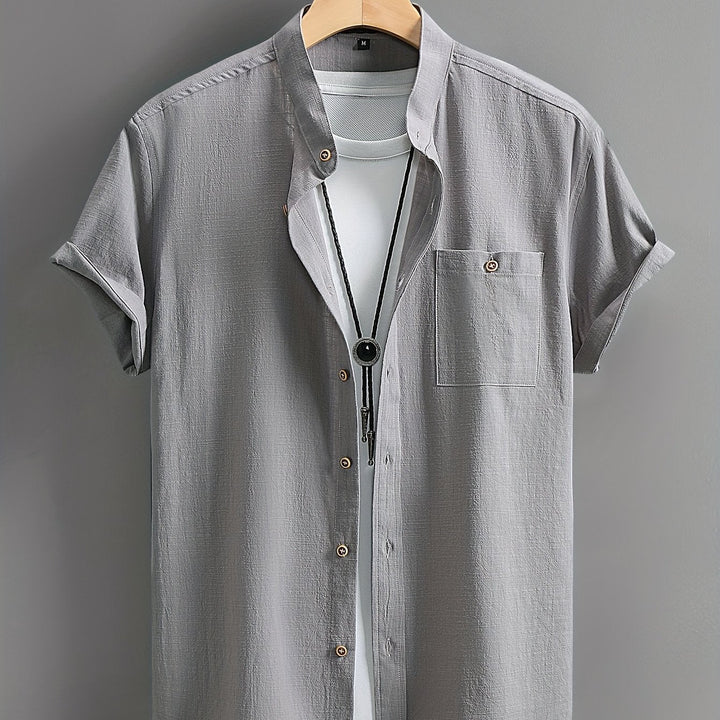 Heren Shirt | Straight | Korte Mouw | Zomer