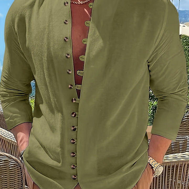 Heren Shirt | Elegant | Lange Mouw | Zomer